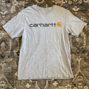 Carhartt Gray Short Sleeve Tee Classic Workwear
